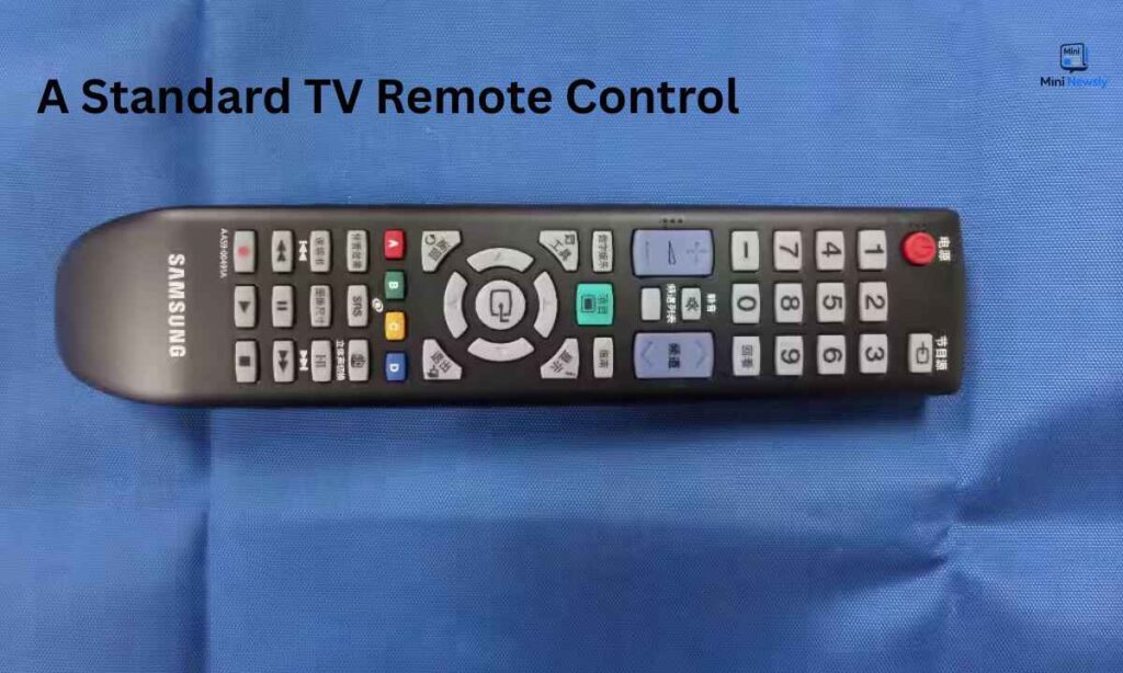 a-standard-tv-remote-control