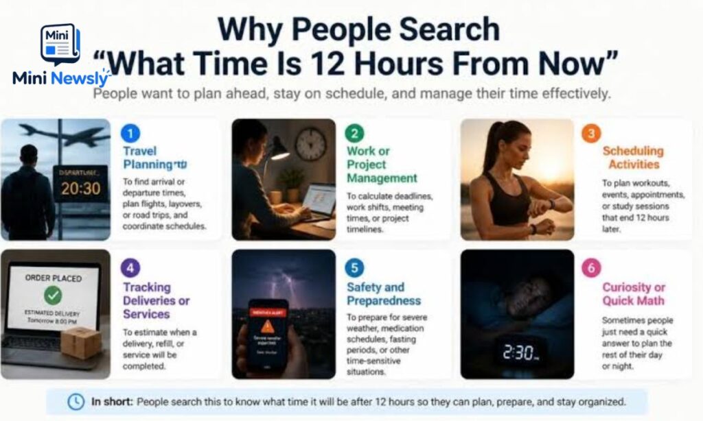 What Time Is 12 Hours From Now? 