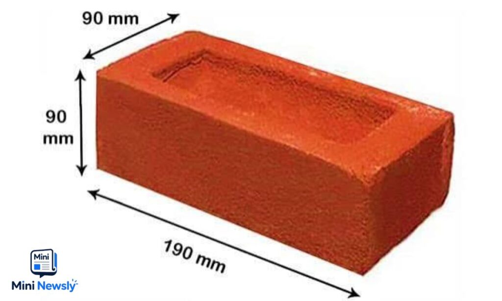 A Standard House Brick (Length)