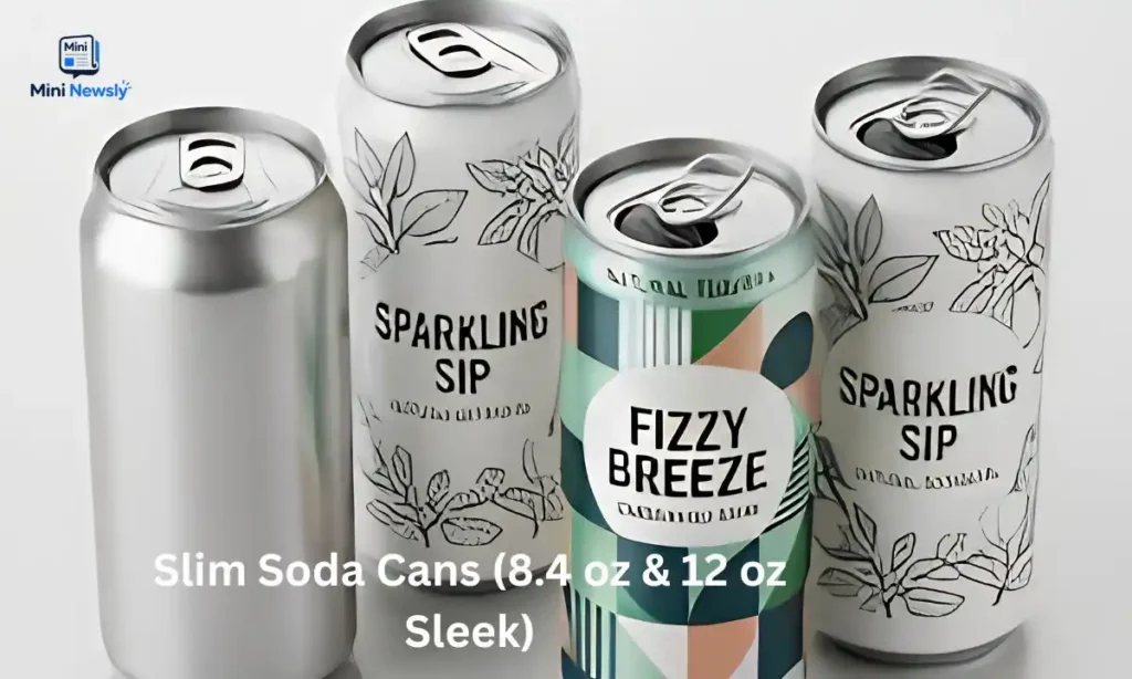 Slim Soda Cans (8.4 oz & 12 oz Sleek)