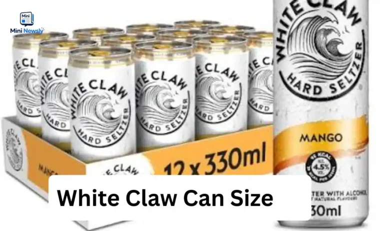White Claw Can Size