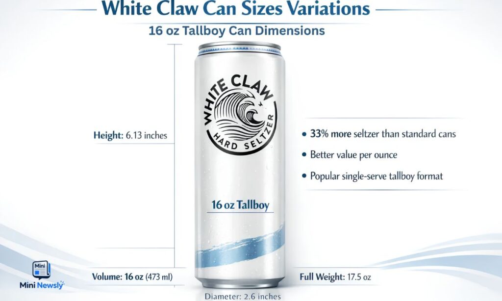 White Claw Can Size and Real Life Usage
